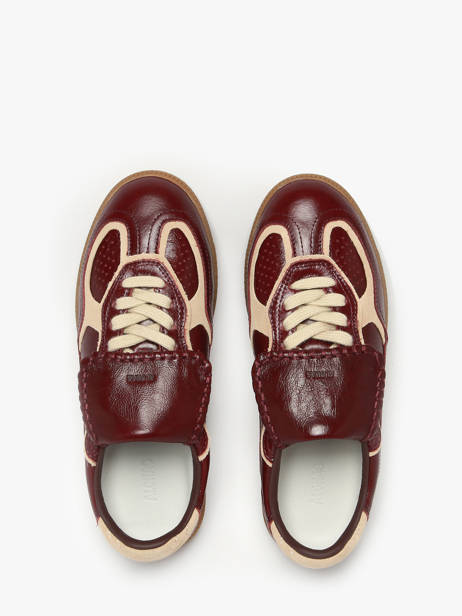 Sneakers Uit Leder Alohas Rood women 10082905 ander zicht 3